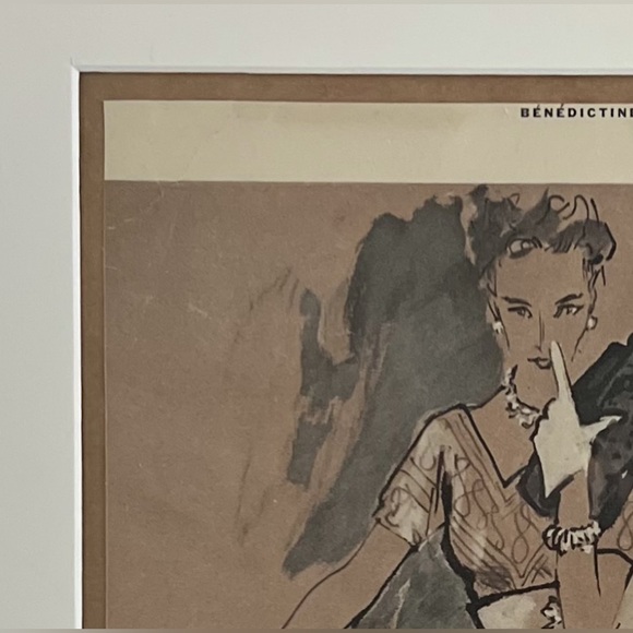 ORIGINAL RENÉE BOUCHE ILLUSTRATIONS FROM VOGUE 1950 & 1952 - Picture 7 of 8